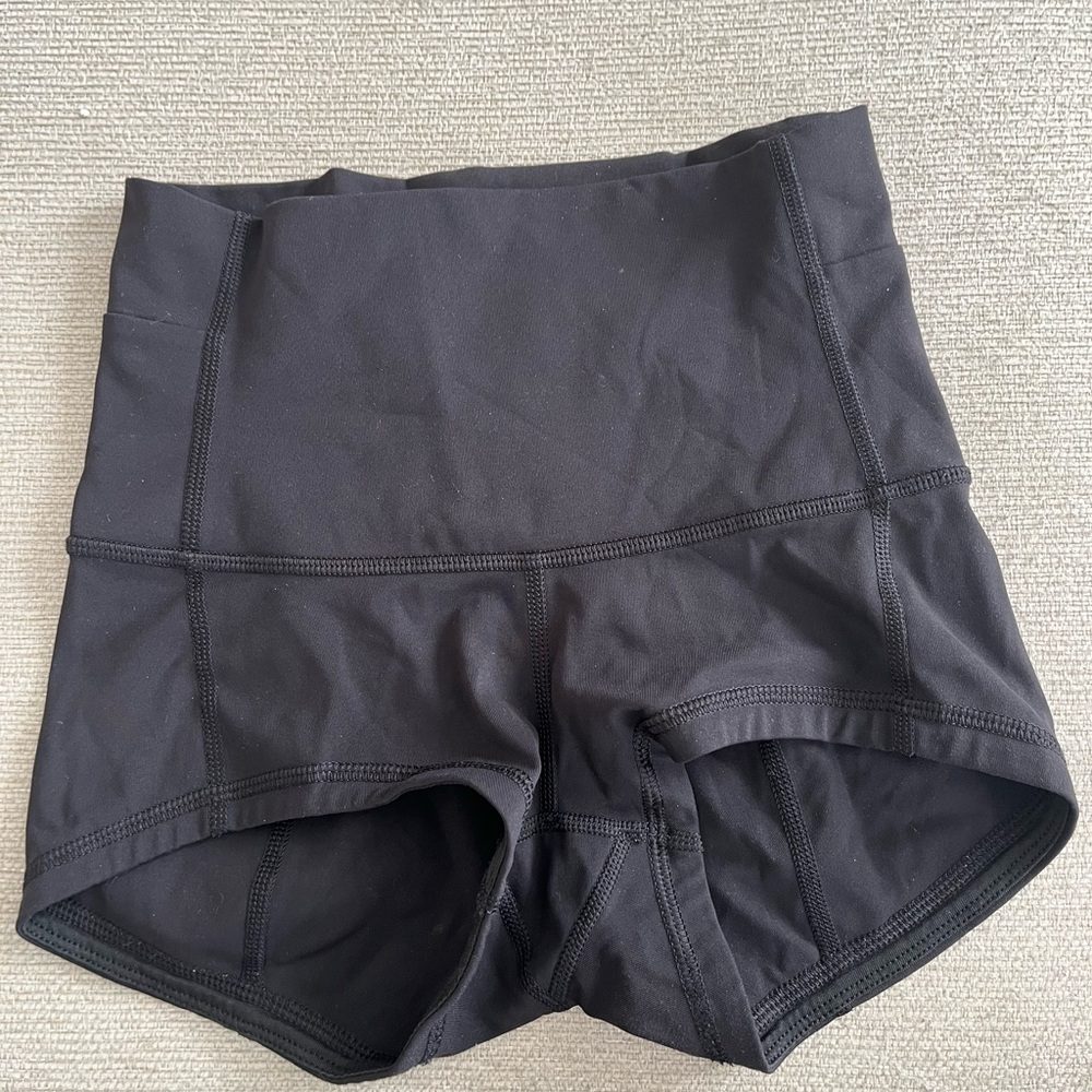 lululemon athletica super high rise Black Athletic Shorts